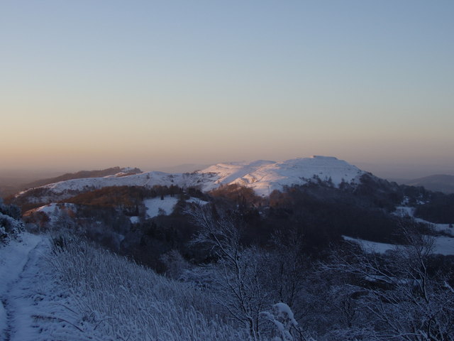 File:British Camp from the side of Black Hill at dawn - geograph.org.uk - 350067.jpg