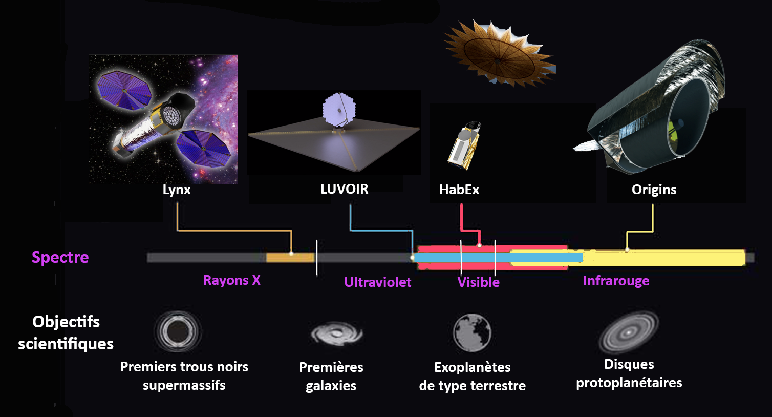 Comparaison de 7 noirs 