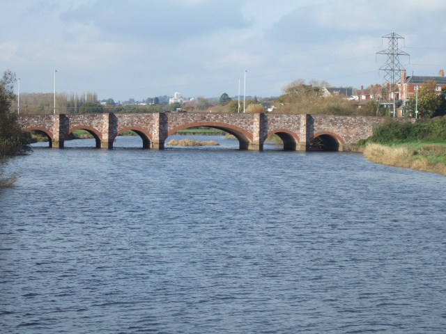 File:Countess Wear Bridge and river Exe - geograph.org.uk - 1560849.jpg