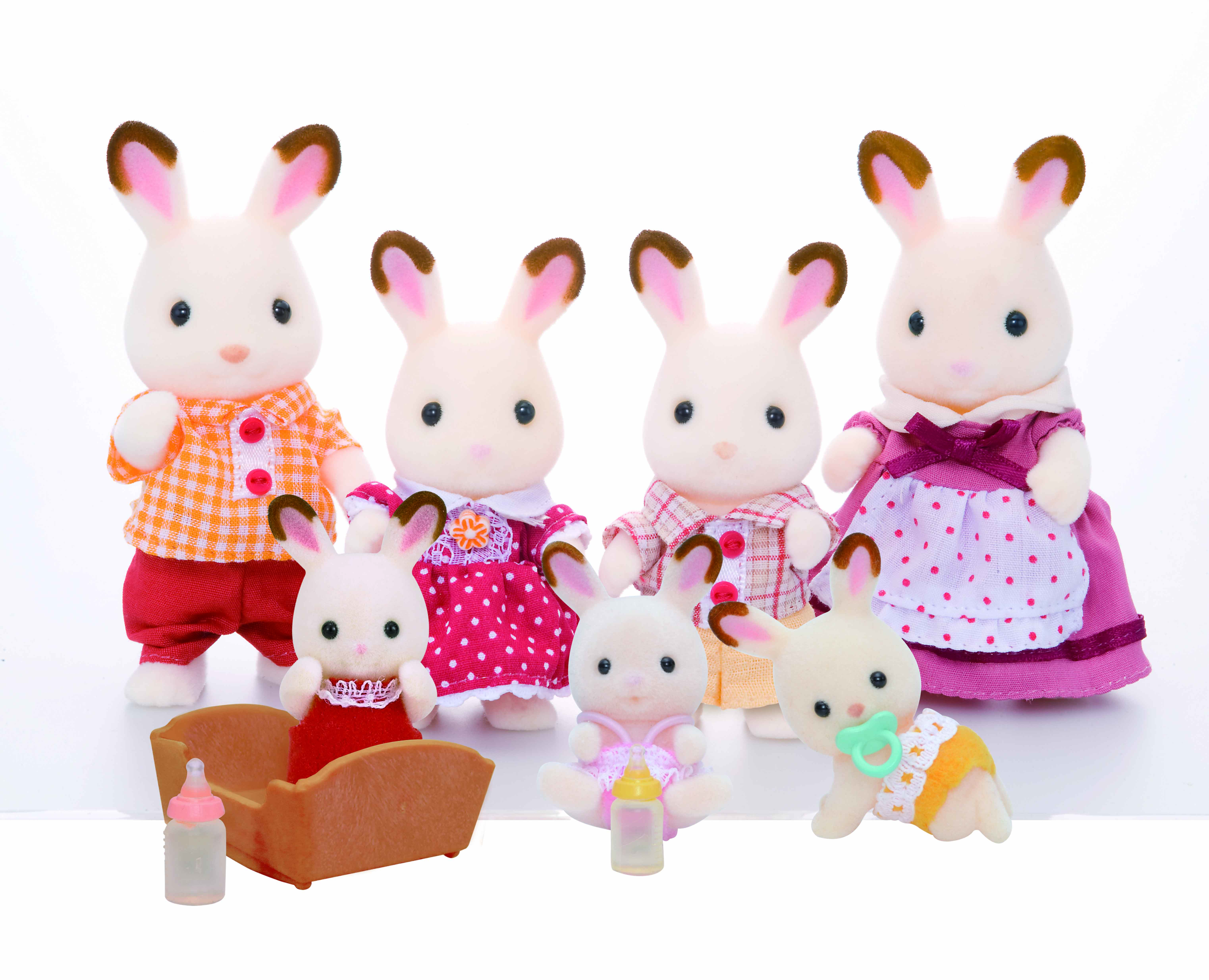 ② Sylvanian La famille lapin gris. — Jouets