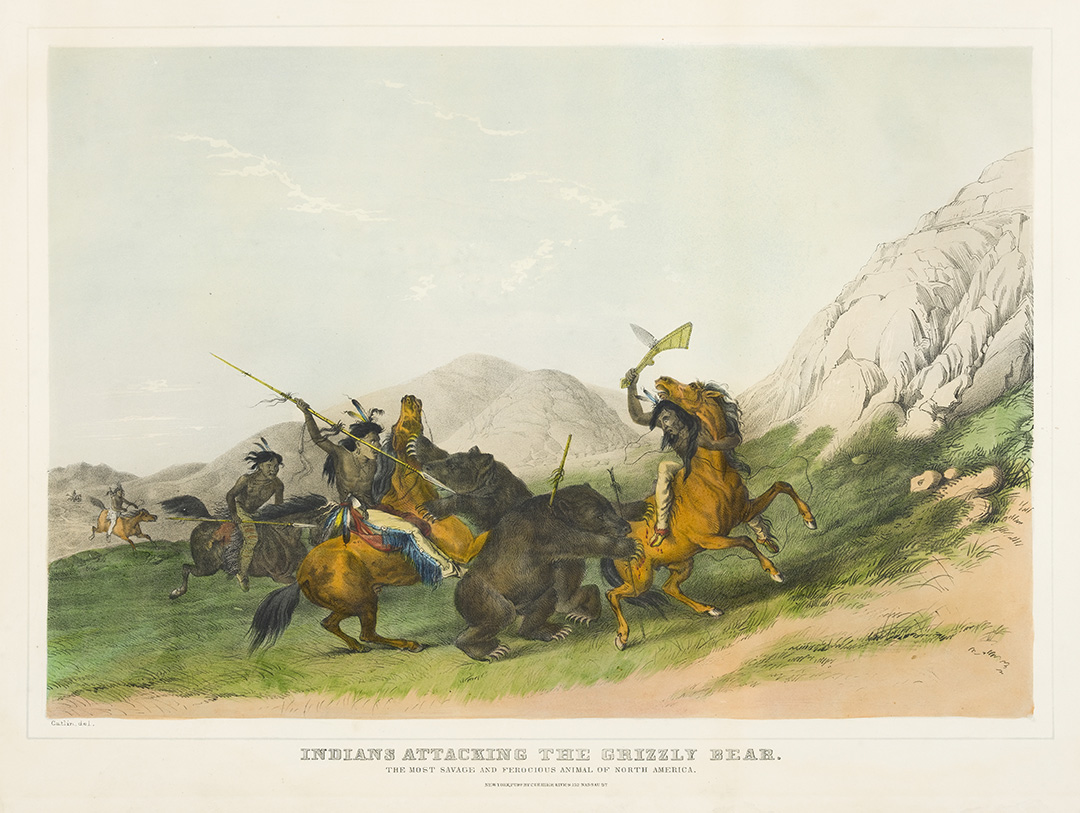 George Catlin  Catlin's North American Indian Portfolio: Hunting