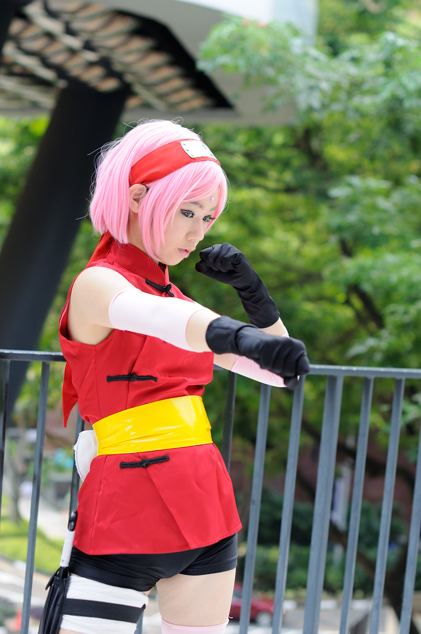 Naruto Haruno Sakura 1st Generation / 2nd Generation Cosplay