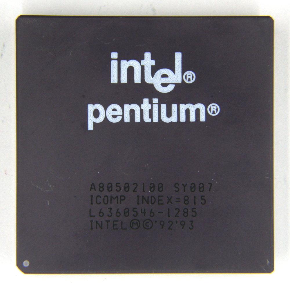 Intel pentium какого года