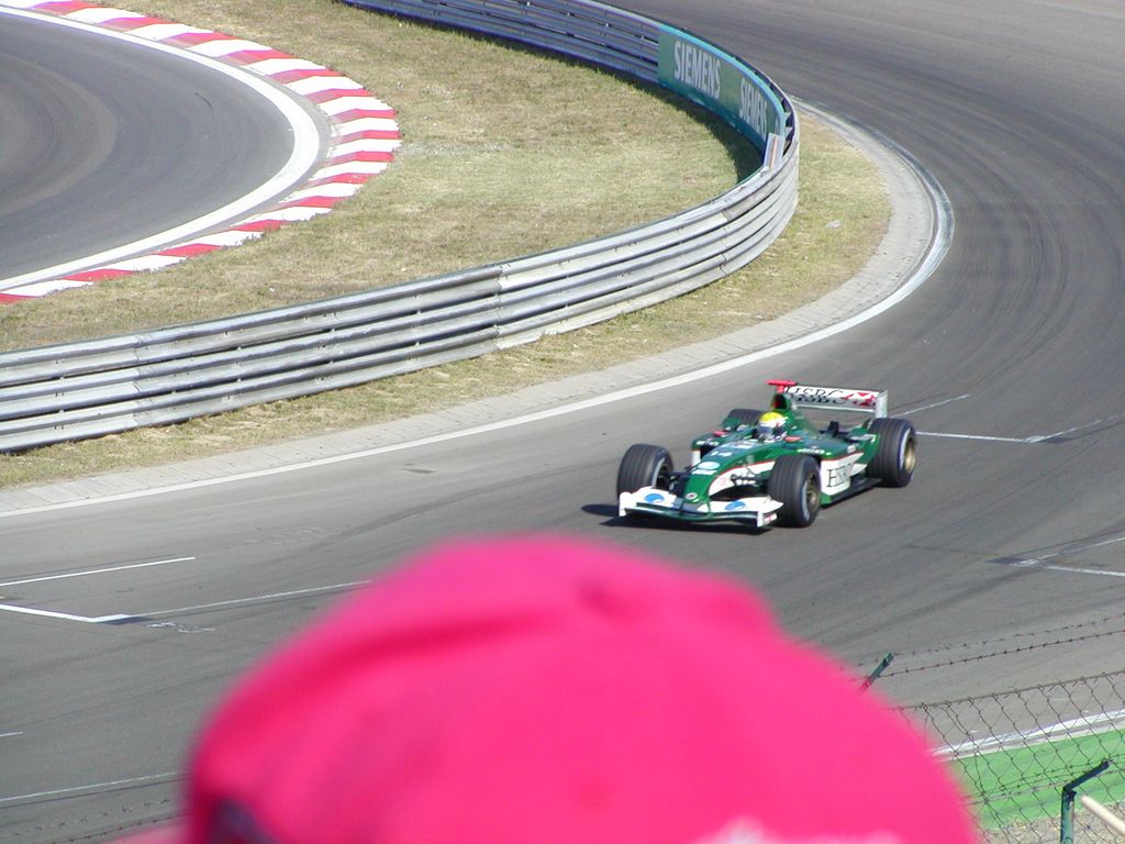 Last corner. 2003 Hungarian Grand prix.