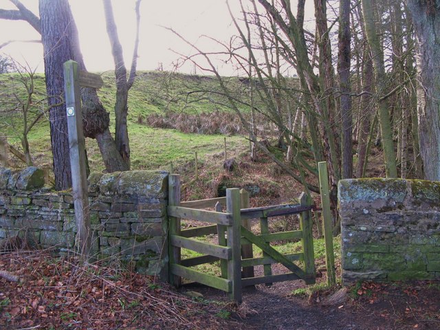 File:Kissing gate on the path to Oakpool - geograph.org.uk - 715816.jpg