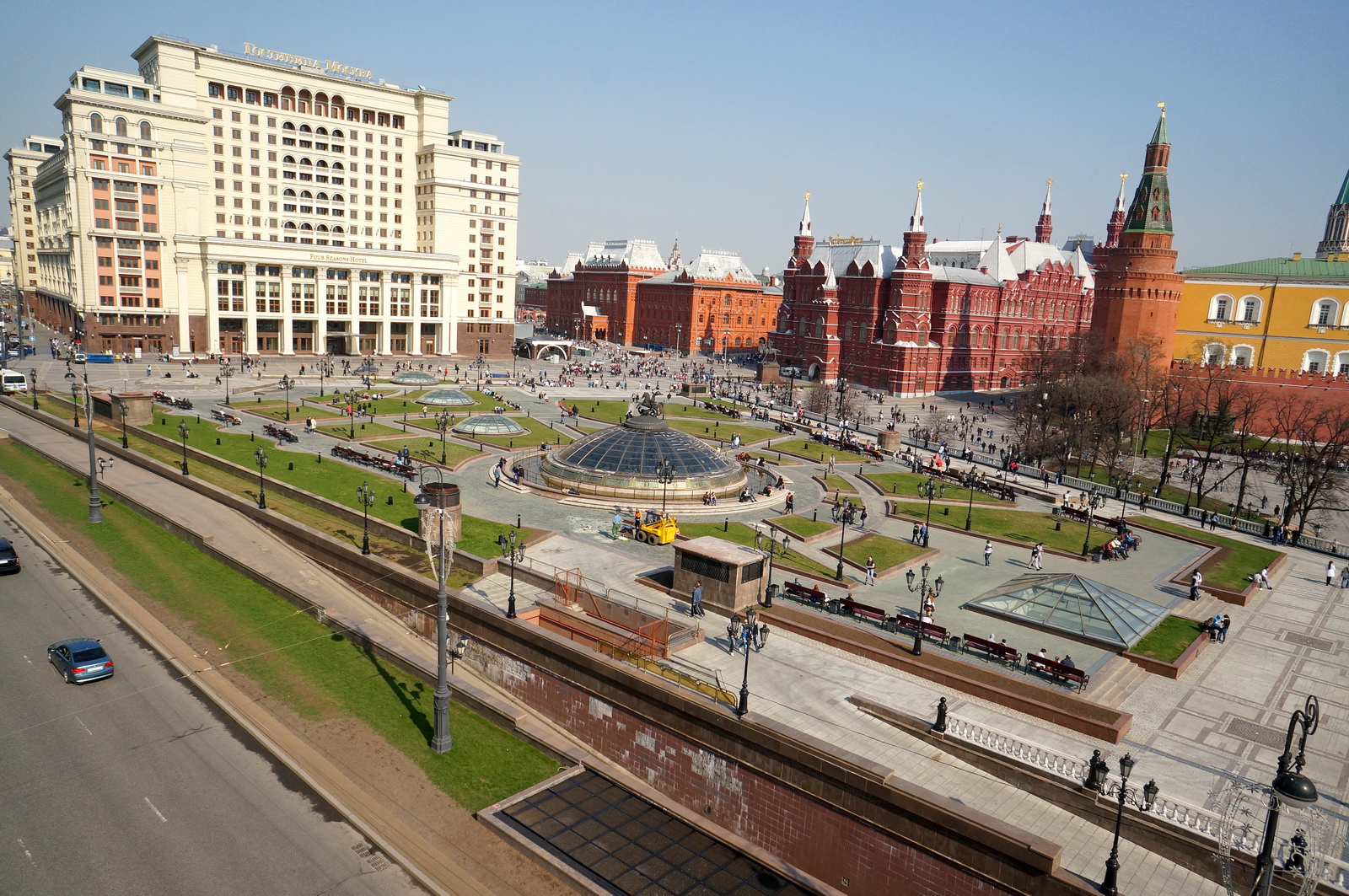 Манежная площадь Москва до реконструкции