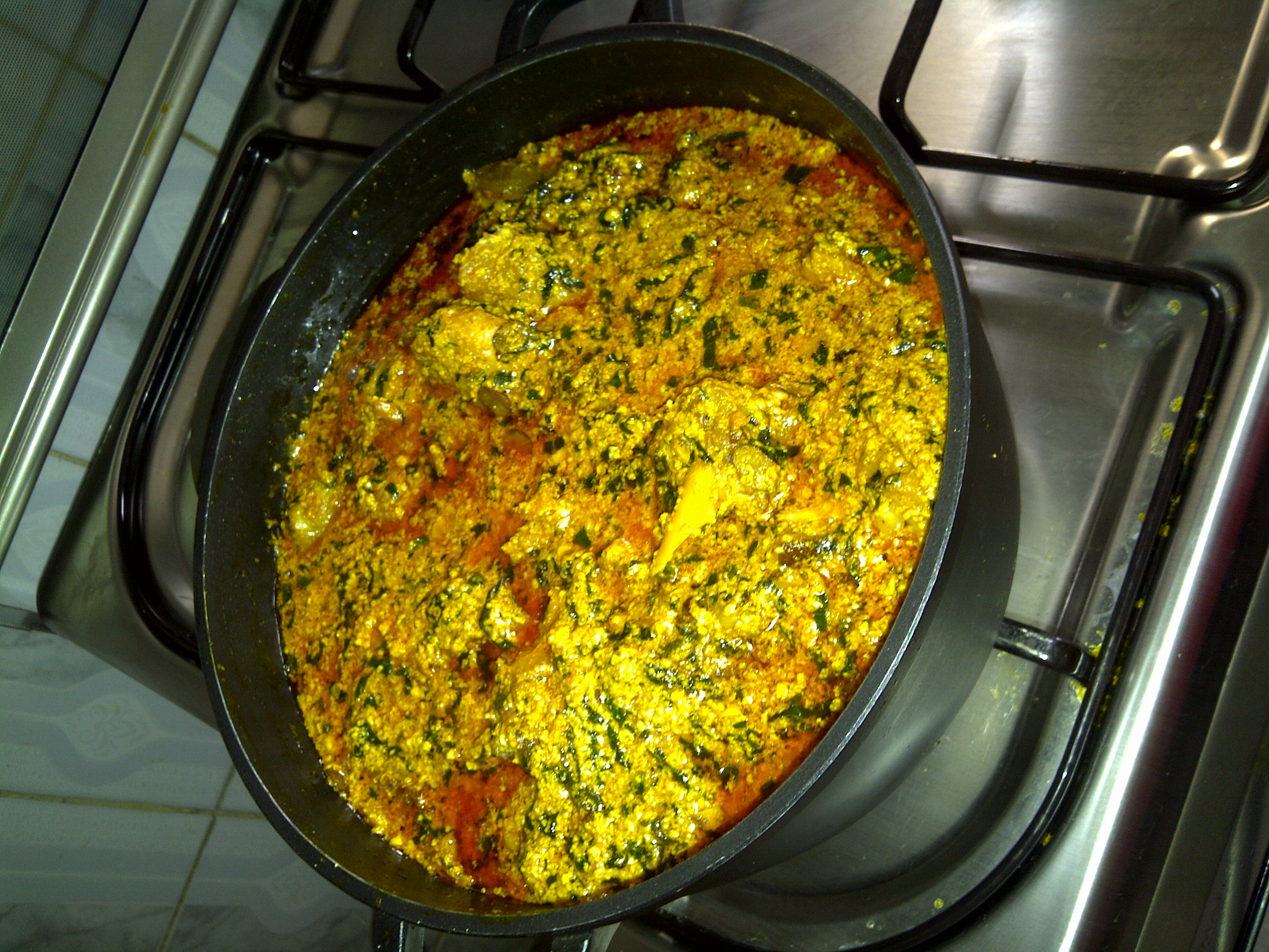 File:Egusi Soup. Egusi is the indegenious soup of Nigerians. This soup is named after the ...