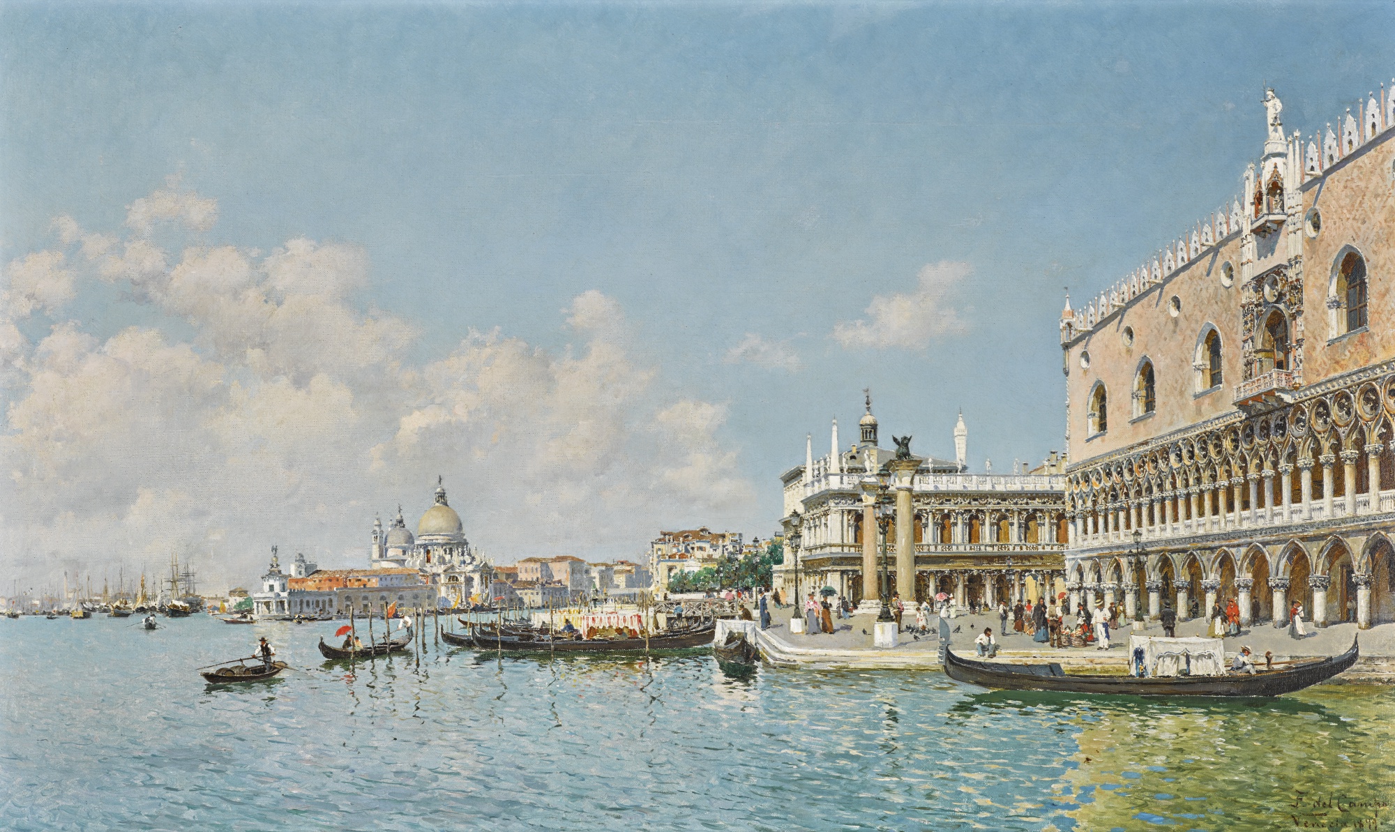 File:Federico del Campo - The Doge's Palace and the Grand Canal