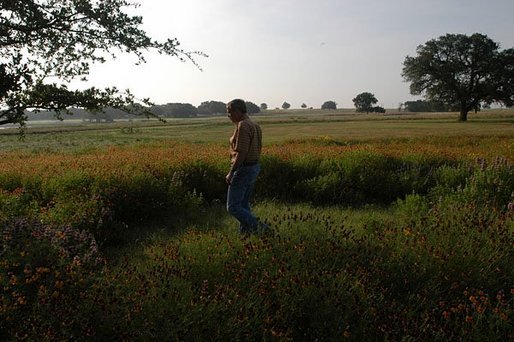 File:George Bush at his Ranch, Crawford, May 2003.jpg