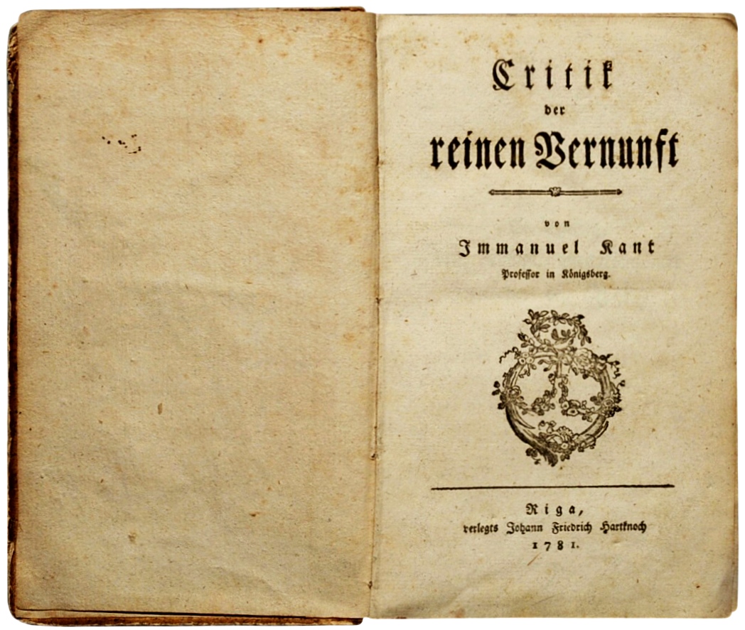 File:Kant Kritik der reinen Venunft 1781.jpg - Wikimedia Commons