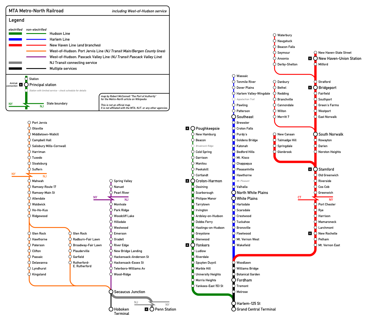 Mta Metro North Map File:metro-North Railroad Map.png - Wikimedia Commons