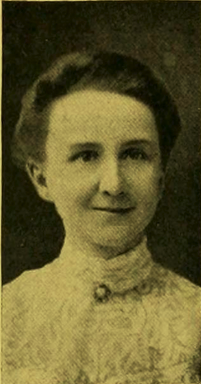 Mrs. C. W. McCleary, Presbyterian missionary in Elat (1907) Mrs. C. W. McCleary (The Presbyterian Church in Iowa, 1907).png