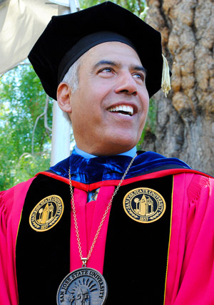 <span class="mw-page-title-main">Mohammad Qayoumi</span> Afghani-American engineer and university administrator