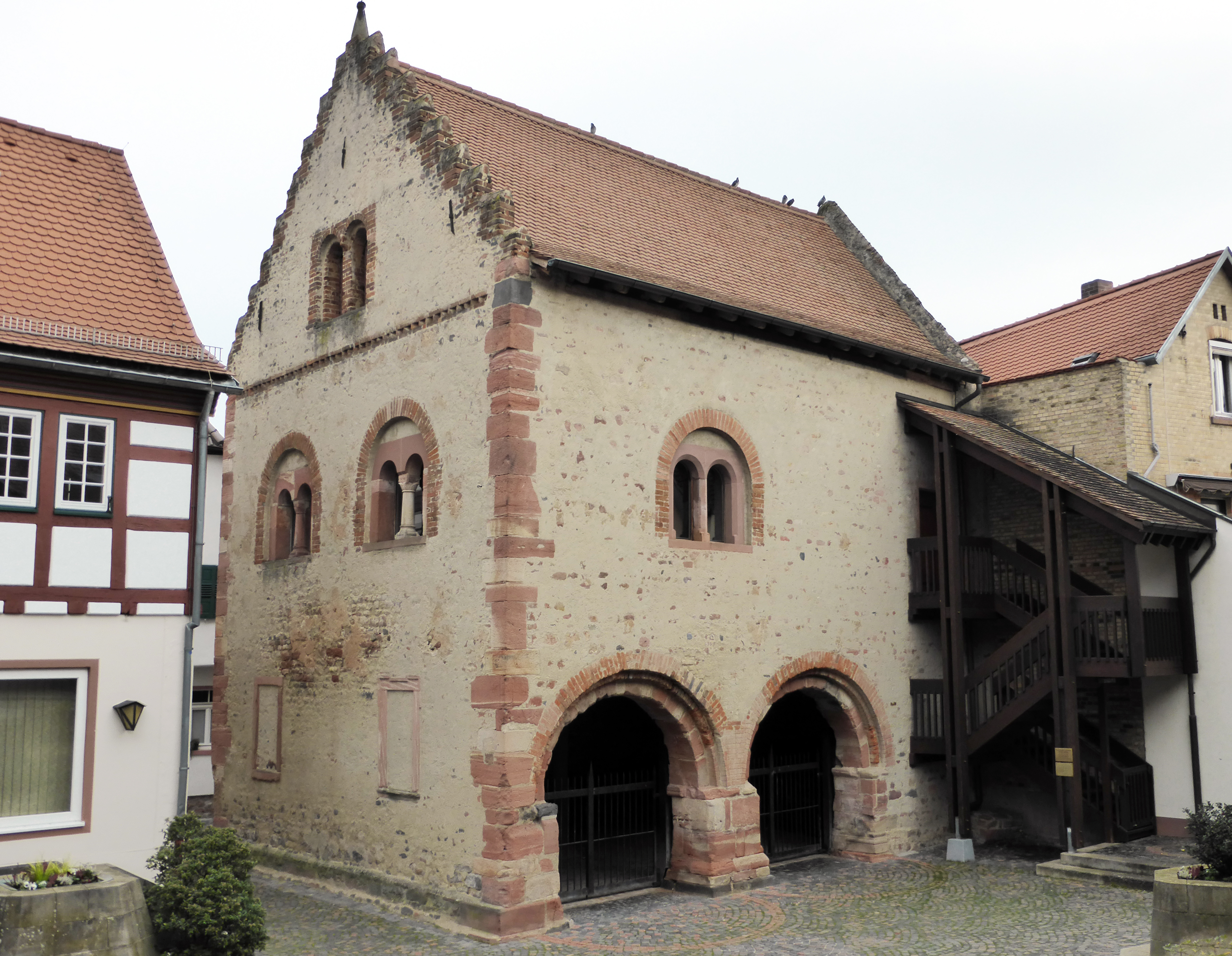 Romanisches Steinhaus in Seligenstadt.