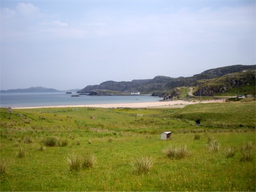 Rough pasture at Clashnessie Bay - geograph.org.uk - 910567