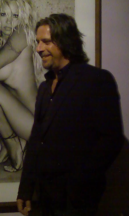 D'Orazio at the Vienna exhibition of ''Pam: American Icon'' in 2006