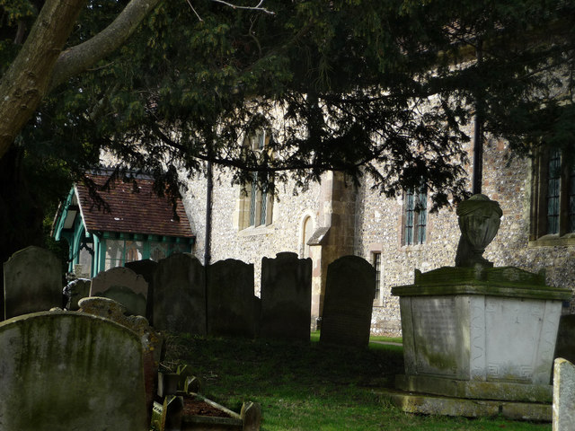 File:St Thomas Bedhampton, churchyard - geograph.org.uk - 1182717.jpg