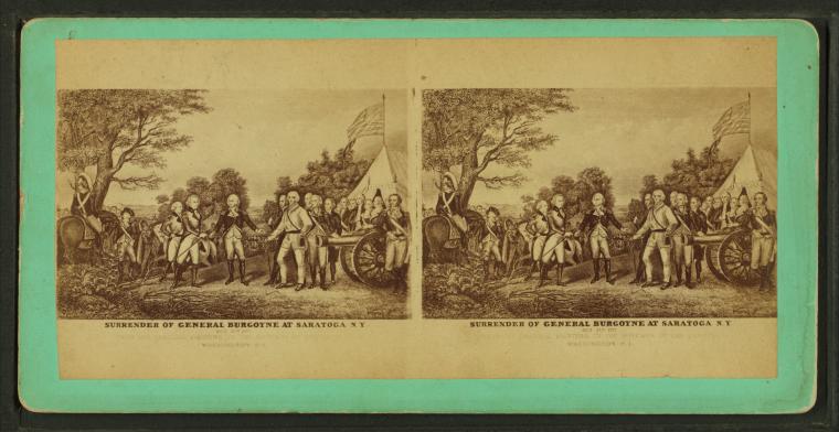 File:Surrender of General Burgoyne at Saratoga, N.Y, from Robert N. Dennis collection of stereoscopic views.jpg