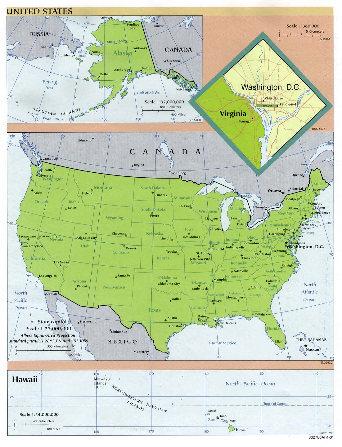 A Map Of The United States