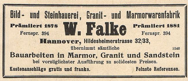 File:1906 Reklame Bild- und Steinhauerei, Granit- und Marmorwarenfabrik W. Falke, Hannover.jpg