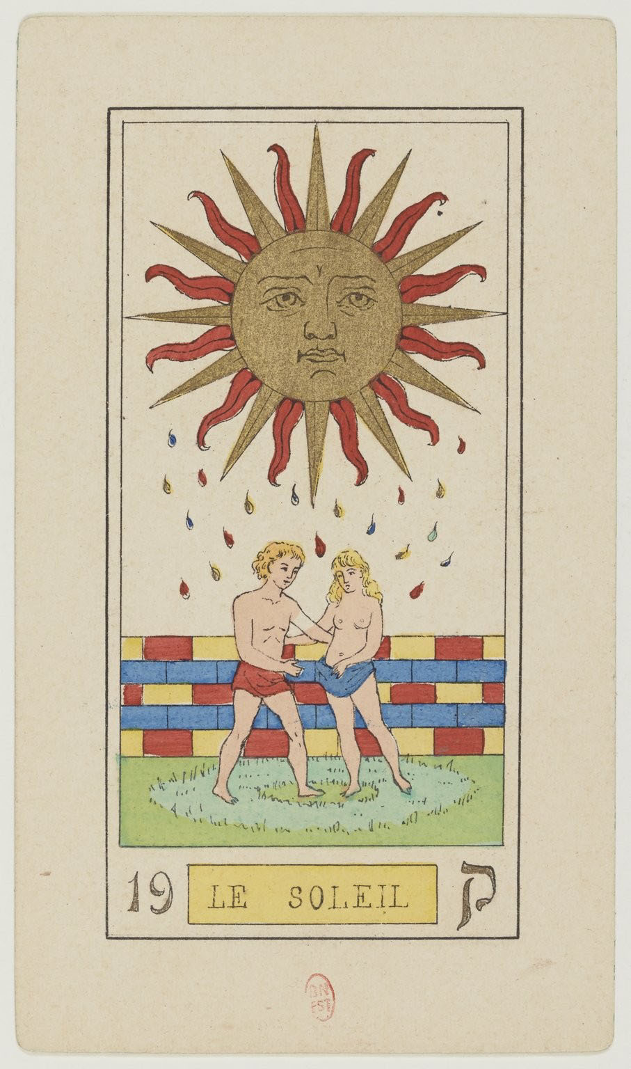 Nemlig entanglement Fabrikant File:19 Le Soleil, Oswald Wirth Tarot Deck 1889 BnF.jpg - Wikimedia Commons