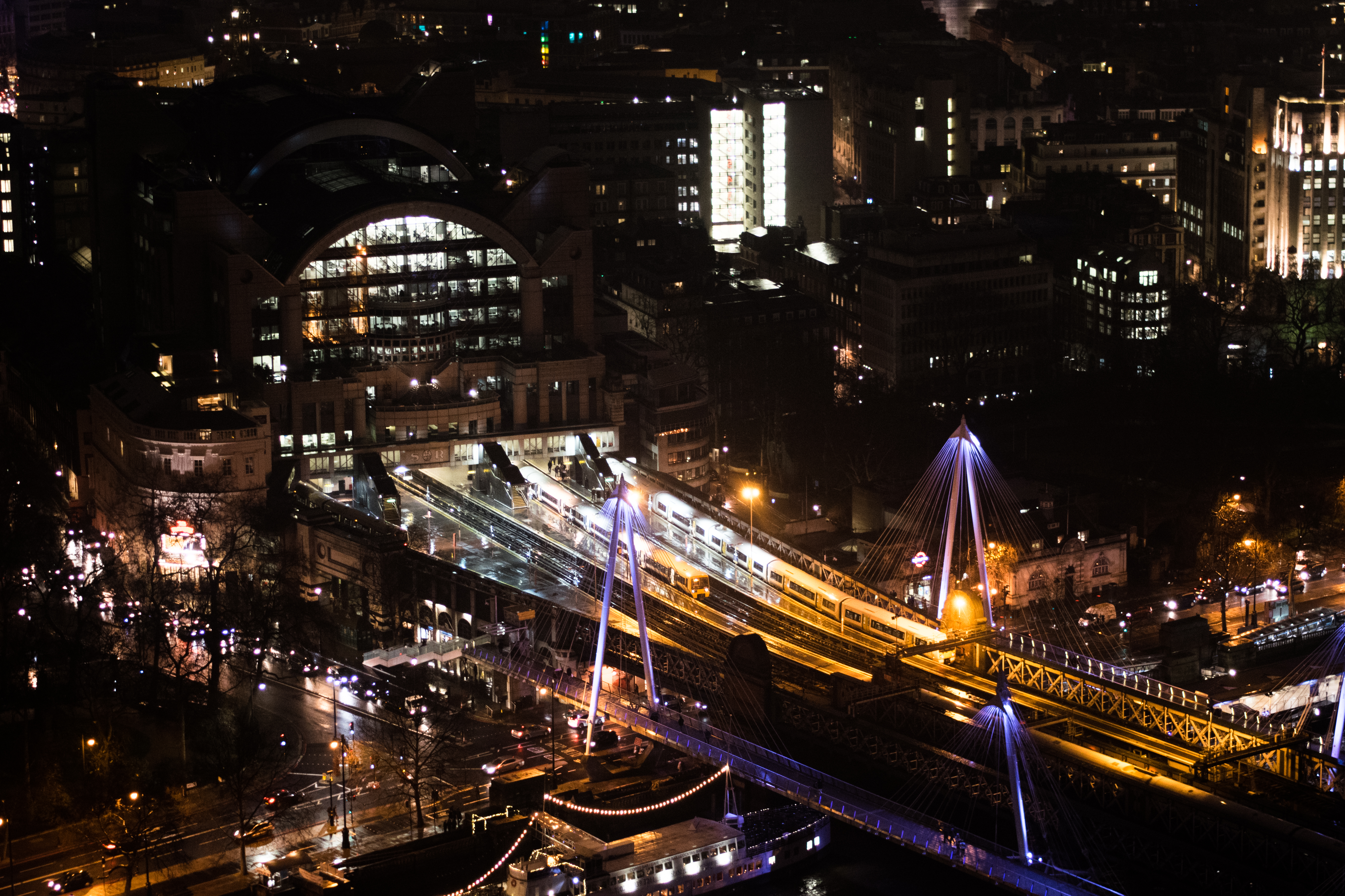 File 2016 02 Charing Cross Railway Station By Night Jpg