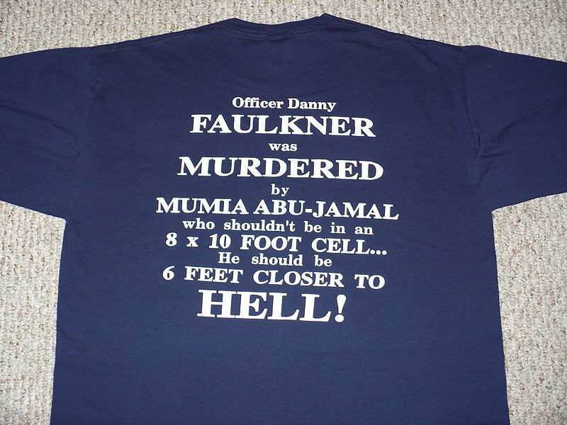 File:Anti Mumia Abu-Jamal T-Shirt.jpg