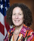 Headshot of Bea Hanson, former Acting Director and Principal Deputy Director of the OVW, 2011–2017.[14]