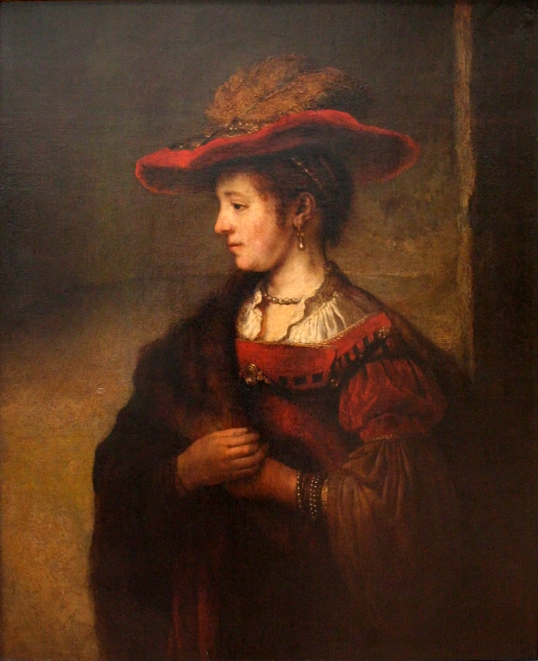 Wife of the Painter Rembrandt 