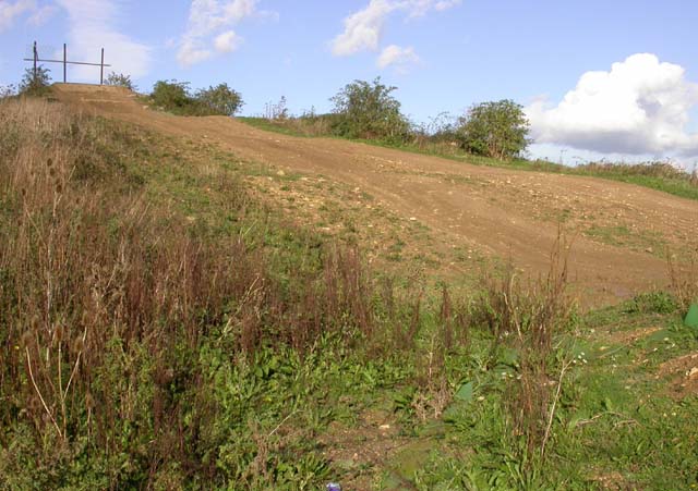 Close-up of a Practice Ski Slope - geograph.org.uk - 268213