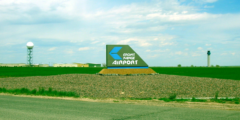 File:Front Range Airport Colorado Entrance.jpg