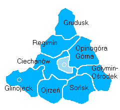 Plan powiatu ciechanowskiego