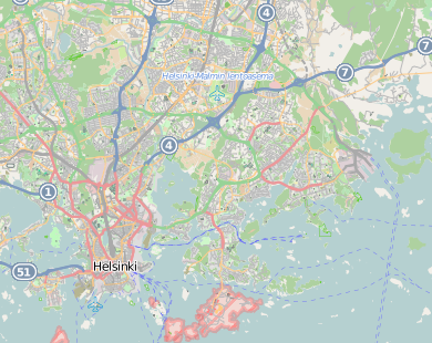 Location map Helsinki