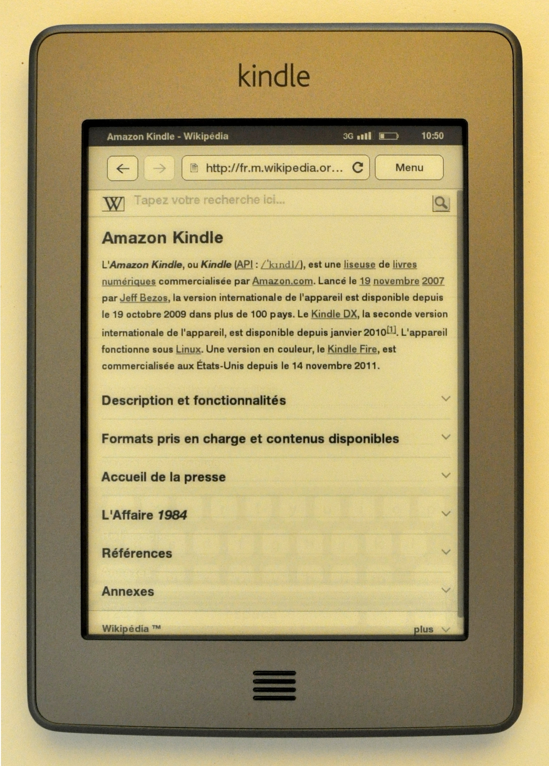 Kindle — Wikipédia