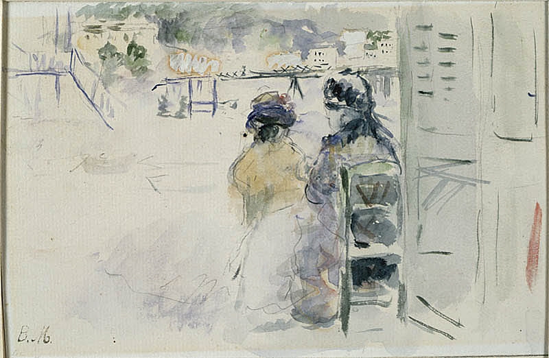 File:Morisot - On the beach of Nice, NMH 1901949.jpg