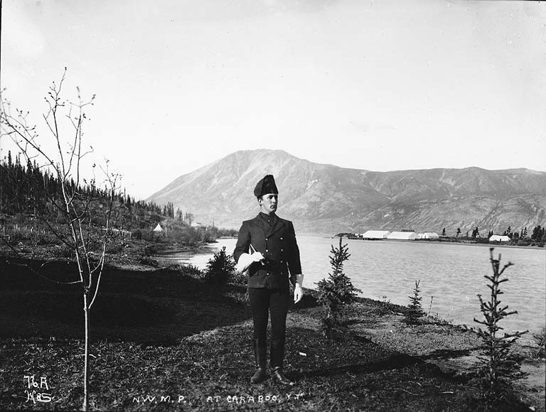 File:North-West Mounted Police officer at Caribou, Yukon Territory, ca 1899 (HEGG 677).jpeg