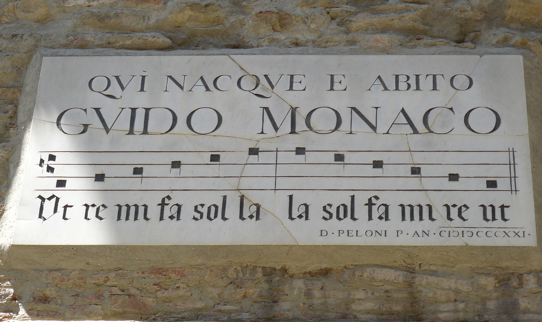 File Plaque of Guido Monaco Arezzo.JPG Wikipedia