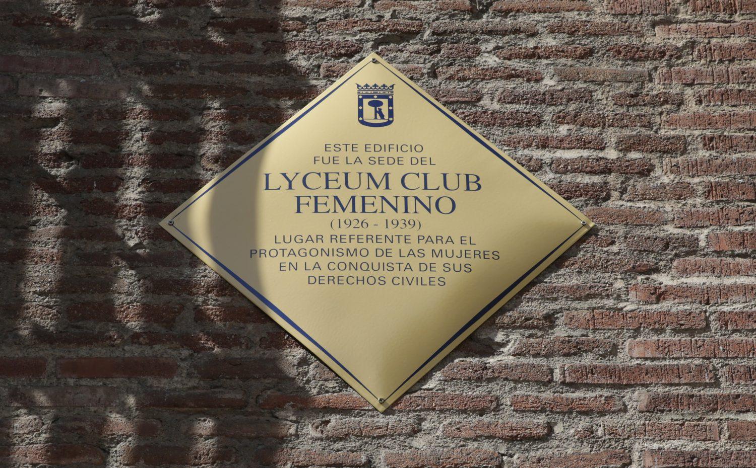 Top 85+ imagen lyceum club femenino madrid