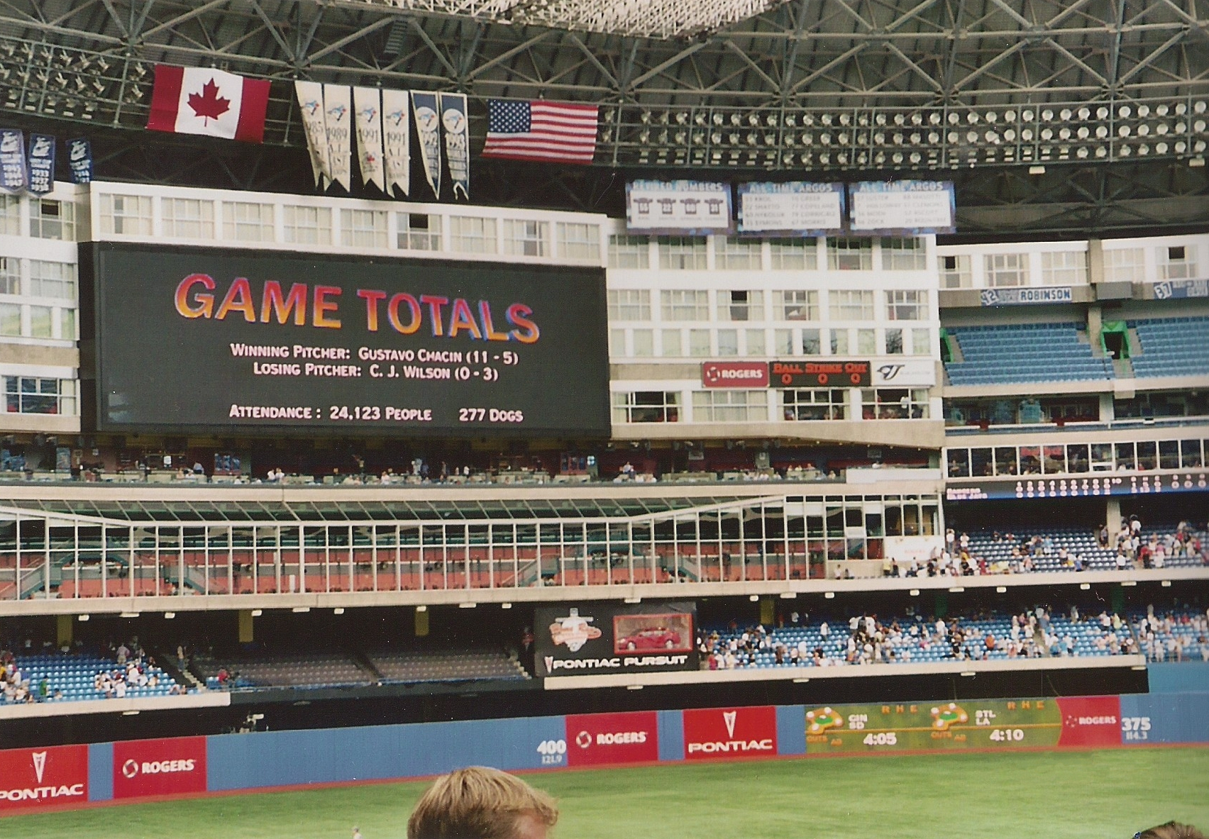 Chacin's 5th win of July, 07/31/2005