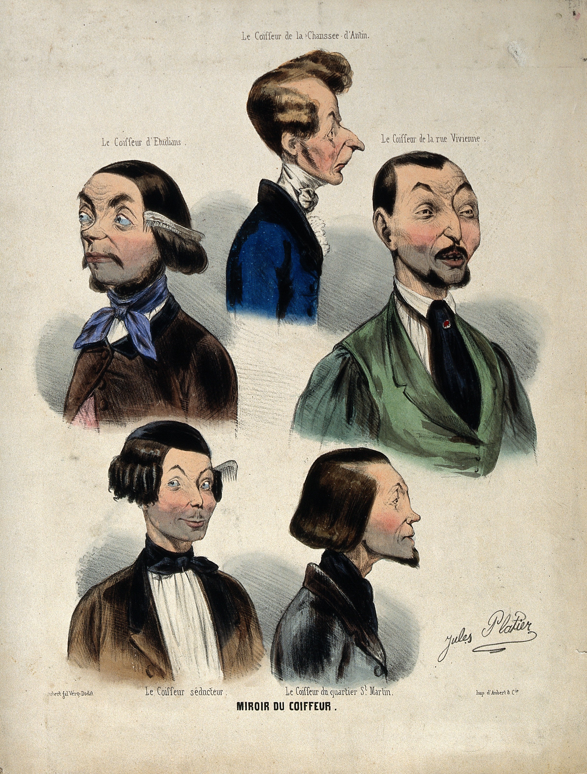 File The Heads And Shoulders Of Five Male Hair Dressers Coloured