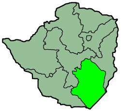 تحديد مقاطعة ماسفينجو بين مقاطعات زمبابوي
