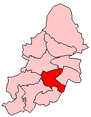 <span class="mw-page-title-main">Sparkbrook and Small Heath</span> Defunct administrative district in Birmingham, England