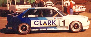 The BMW M3 of 1993 Australian 2.0 Litre Touring Car Champion, Peter Doulman (pictured in 1994) Doulman-m394.jpg