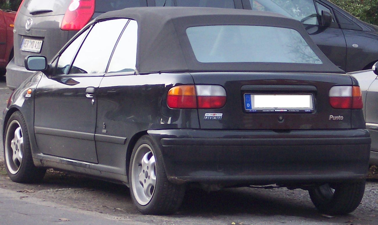 Datei Fiat Punto Cabrio Hl Black Jpg Wikipedia