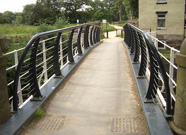 Iron Bridge, Brabyns Park, Marple Bridge - geograph.org.uk - 1947045