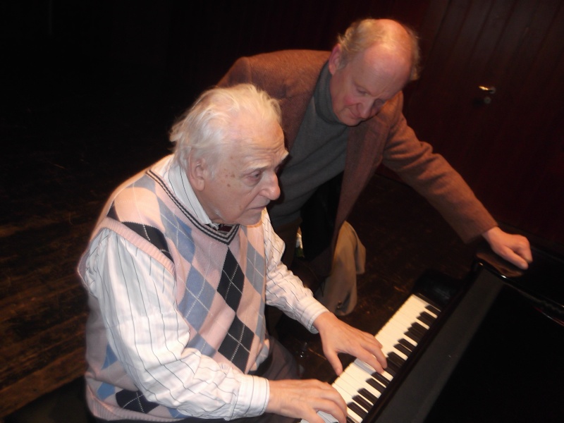 Jörg Demus and his manager Manfred Jahn in 2016