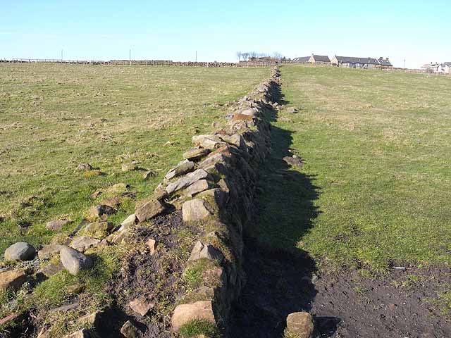 File:Old wall at Hartley - geograph.org.uk - 1736571.jpg