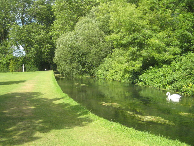 File:River Test in the grounds of Mottisfont Abbey - geograph.org.uk - 860806.jpg
