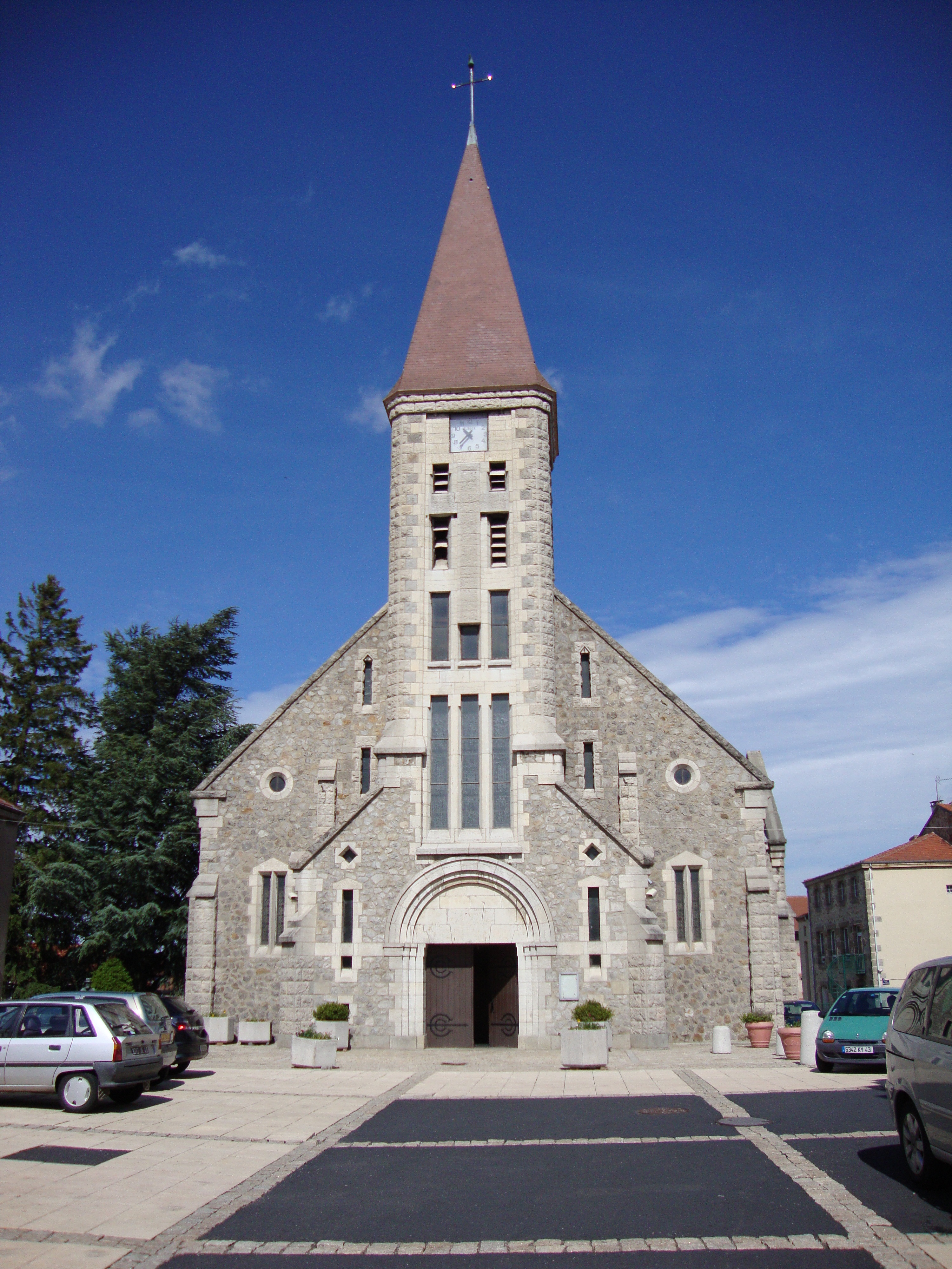 Eglise de Saint-Just-Malmont  France Auvergne-Rhône-Alpes Haute-Loire Saint-Just-Malmont 43240