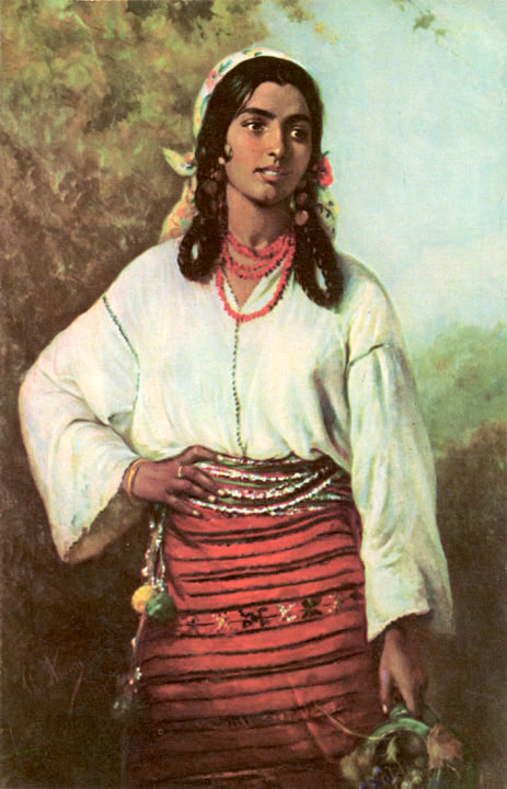 File:Theodor Aman - Gipsy Girl, 1884.jpg - Wikimedia Commons